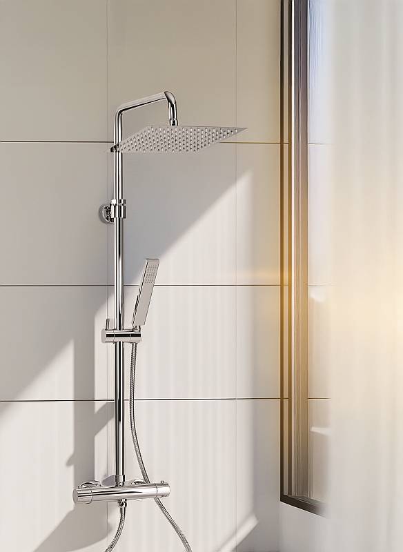 wellness colonna doccia ottone